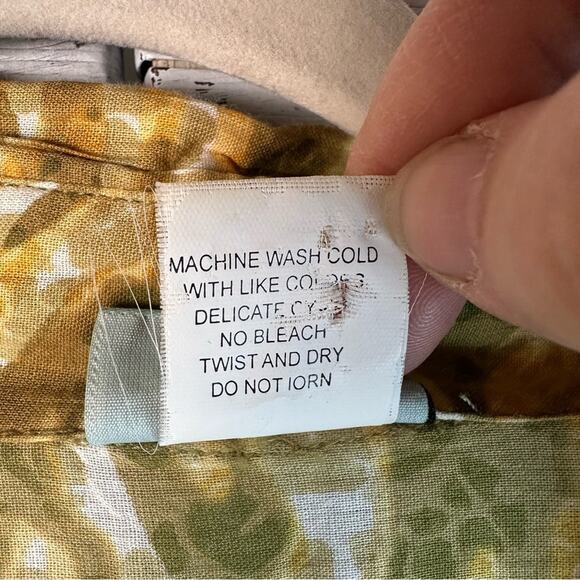 Sarah Morgan vintage blouse button down 3/4 sleeve then lightweight plus size - Picture 6 of 9